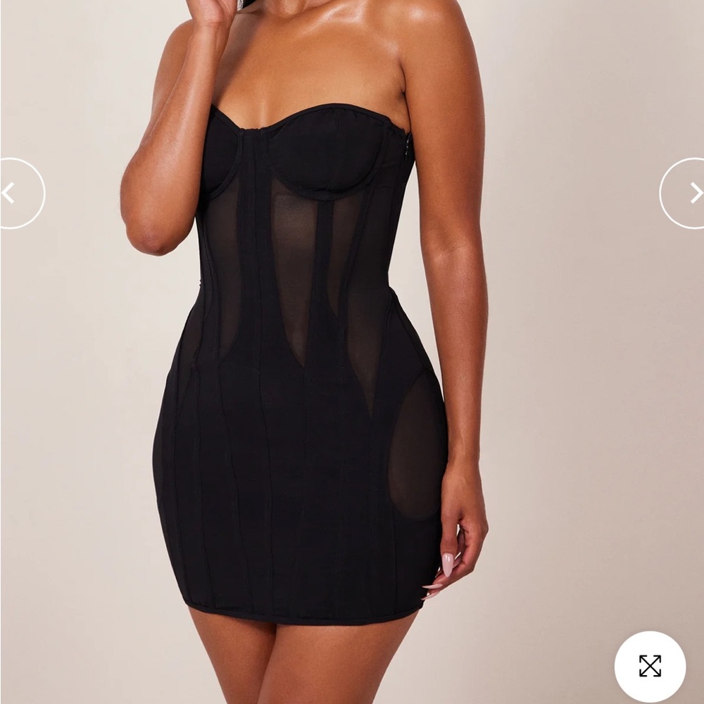 MESH BODYCON DRESS